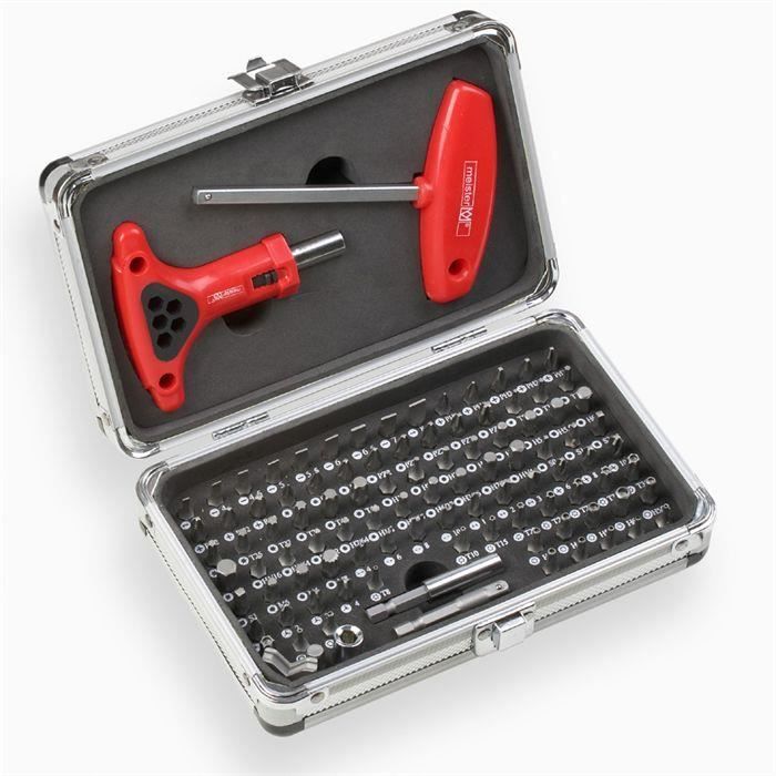 Jeu d'embouts MEISTER 102 pieces pour 16€