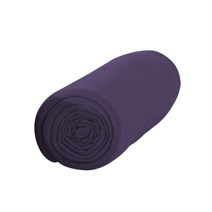 Drap Housse 90x190 DEEP PURPLE pour 8€