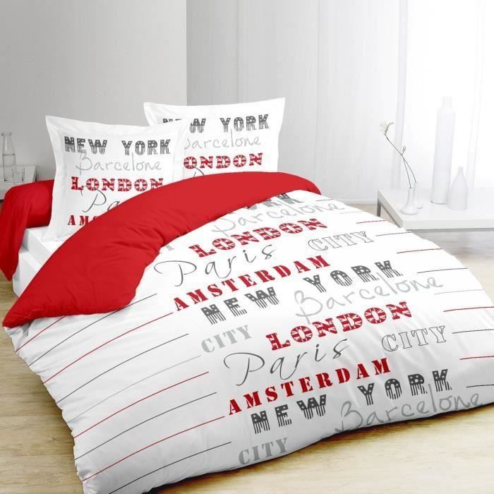 VISION Parure de couette CITY 220x240cm pour 31€