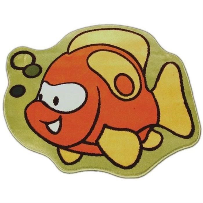 TAPIS TOMMY POISSON Orange pour 35€