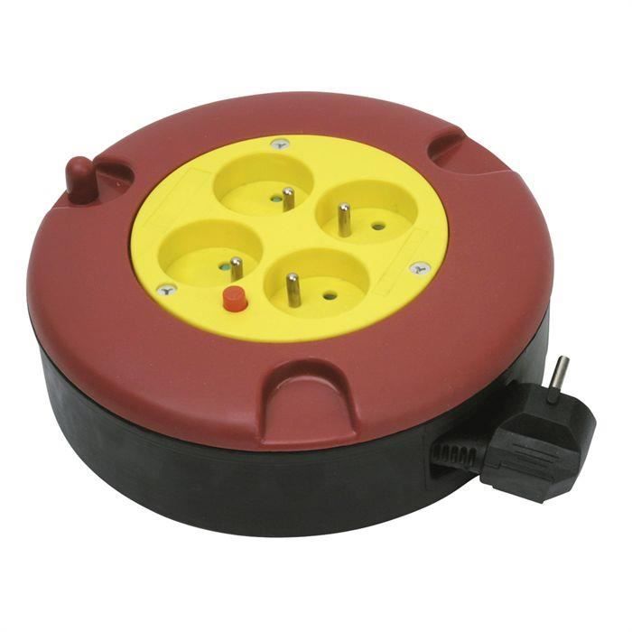 Dérouleur COGEX 5m 16A 4 prises 3x1mm² pour 9€