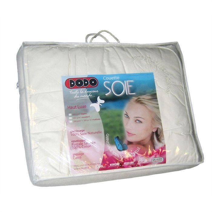 Couette SOIE LUXE 140 x 200 cm pour 93€
