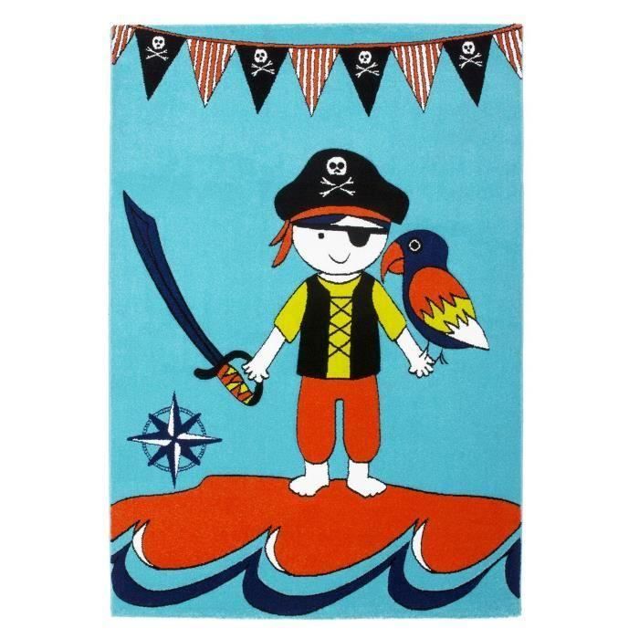 Tapis moderne CALIFORNIA enfant 172 bleu 80*150cm pour 51€