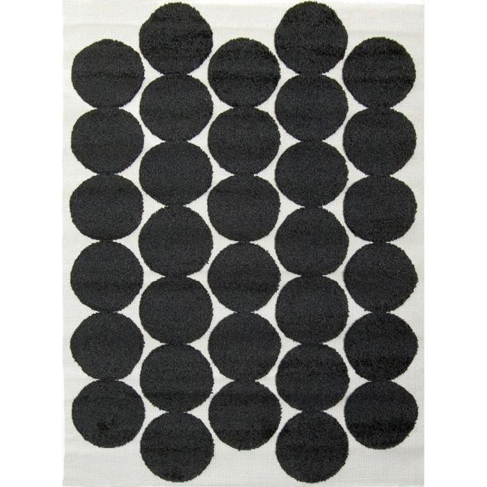 Tapis BUBBLES NOIR 120*160 cm pour 30€
