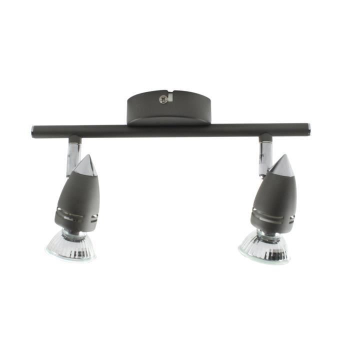 FUSEE barre 2 spots GU10 50W pour 10€
