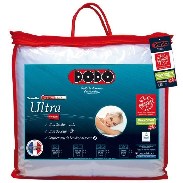 Couette DODO MAXICONFORT ULTRA 200x200cm pour 45€