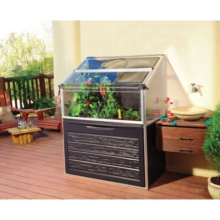 Serre potager adossable pour 167€