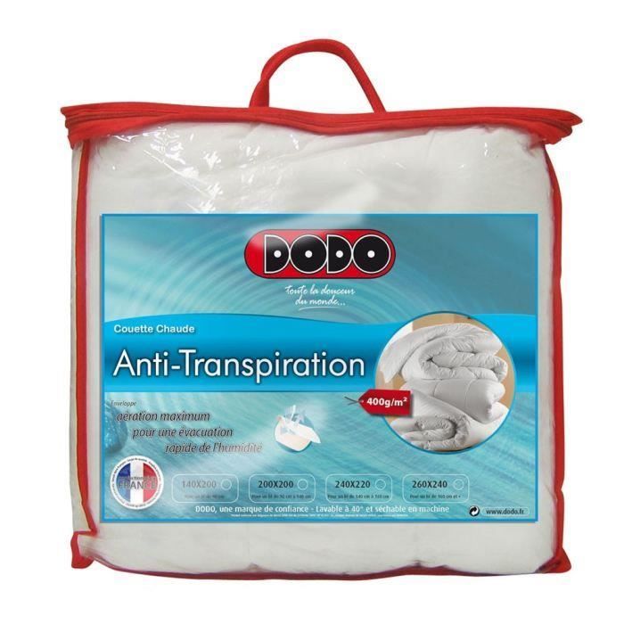 Couette Anti-Transpiration TOP AIR 220x240cm pour 56€