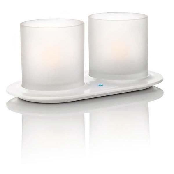 CandleLights 2 set white pour 26€