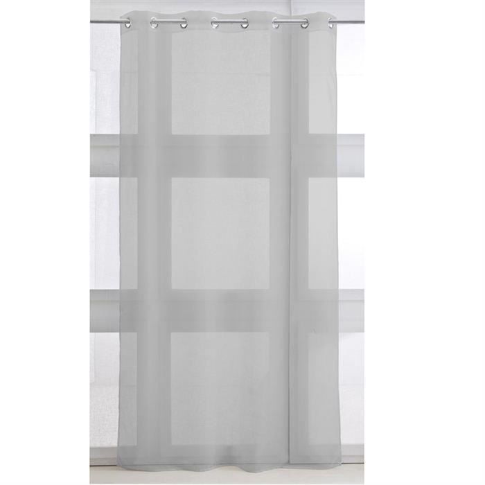 Voilage 135/240 zinc pour 7€
