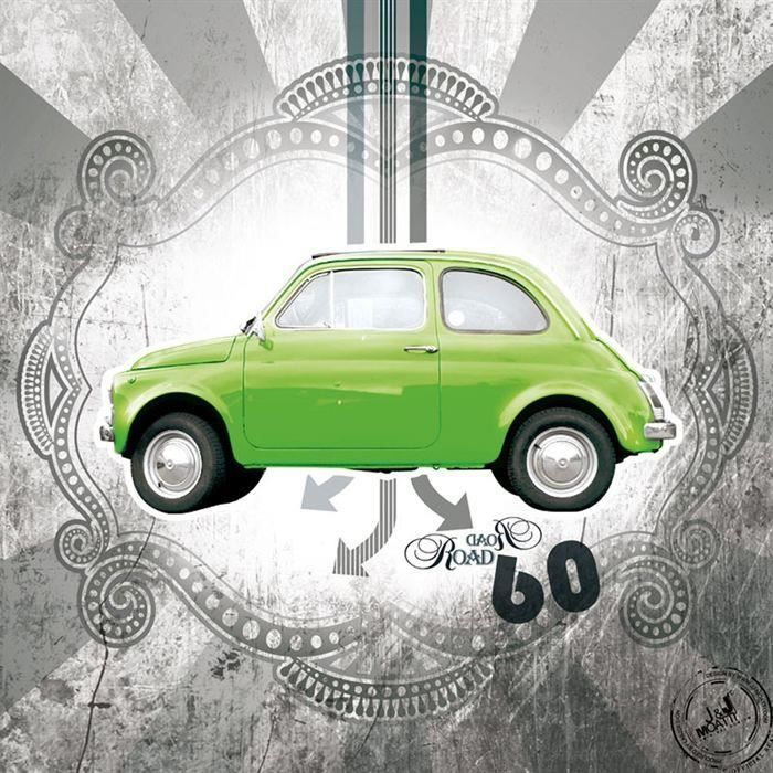 Tableau Toile SIXTY CAR'S APPLE pour 19€