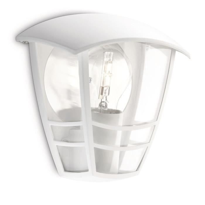 Applique murale Creek blanche 1x60W 230V pour 17€