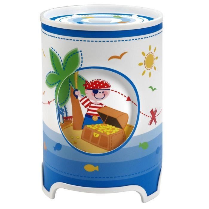 LAMPE DE CHEVET LED RONDE PIRATES pour 24€