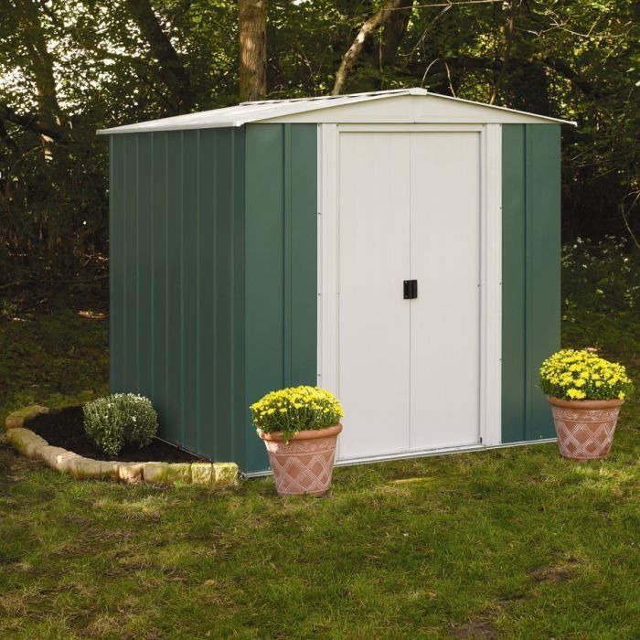 Abri de jardin en acier galvanisé 2,5m² pour 148€