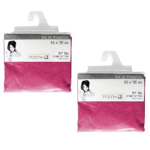 2 Taies de traversin 45x185 JUS DE MYRTILLE pour 9€