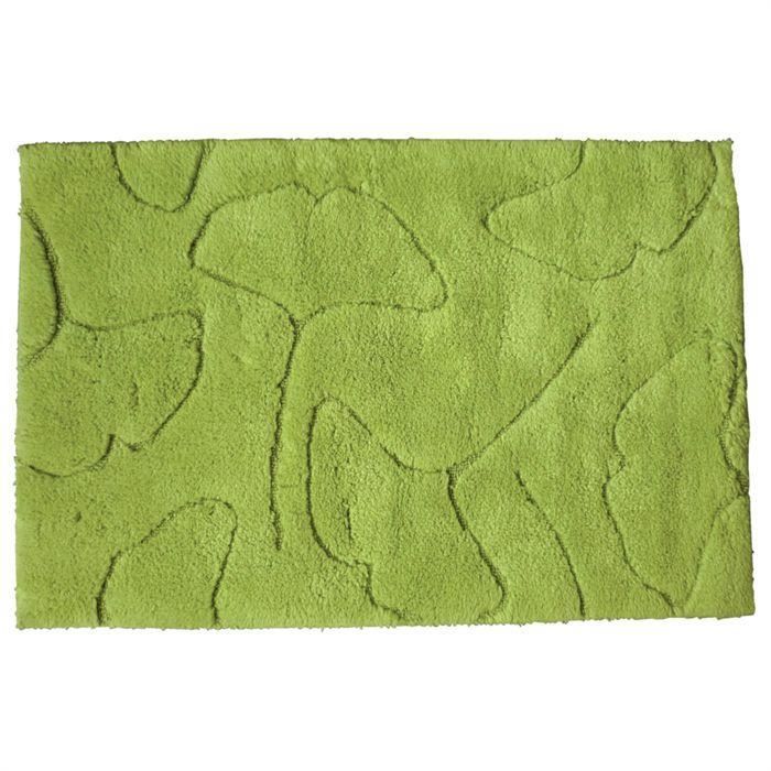 Tapis GELCO Gingko vert 90x60cm pour 23€