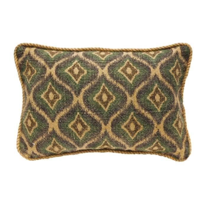 Coussin Nomad - Imprimé - 35*55 cm - Vert bleu pour 13€