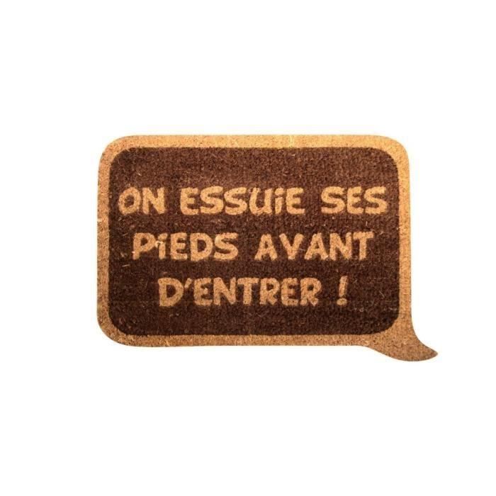 Tapis rectangle rouge choco pour 7€