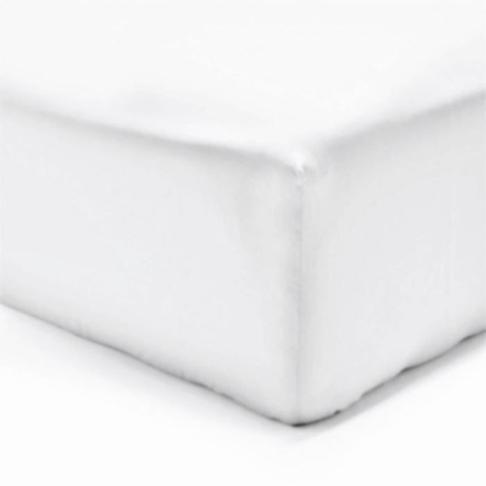 VISION Drap Housse 160x200cm BLANC pour 13€