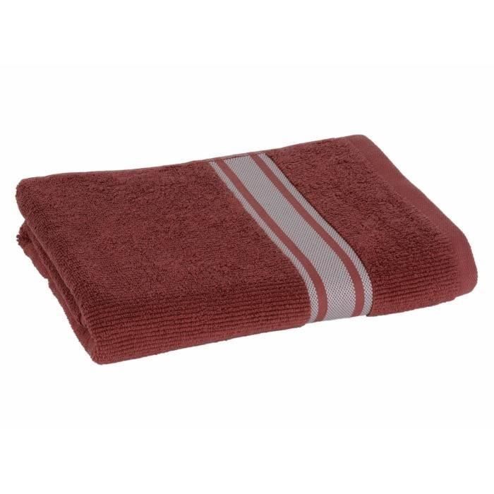 Drap de bain 70x140cm ZEN TERRACOTA pour 13€