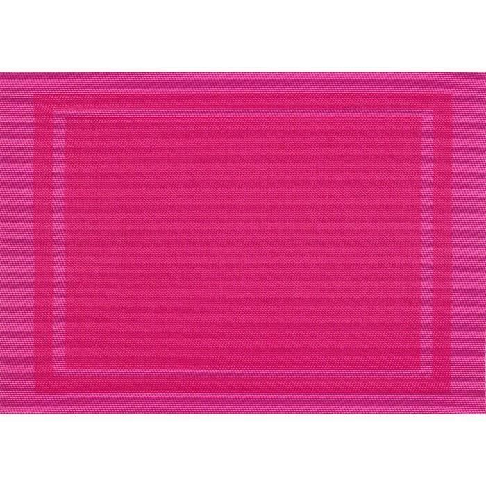 Set de Table en PVC YUCO FUSHIA 33x46cm pour 4€