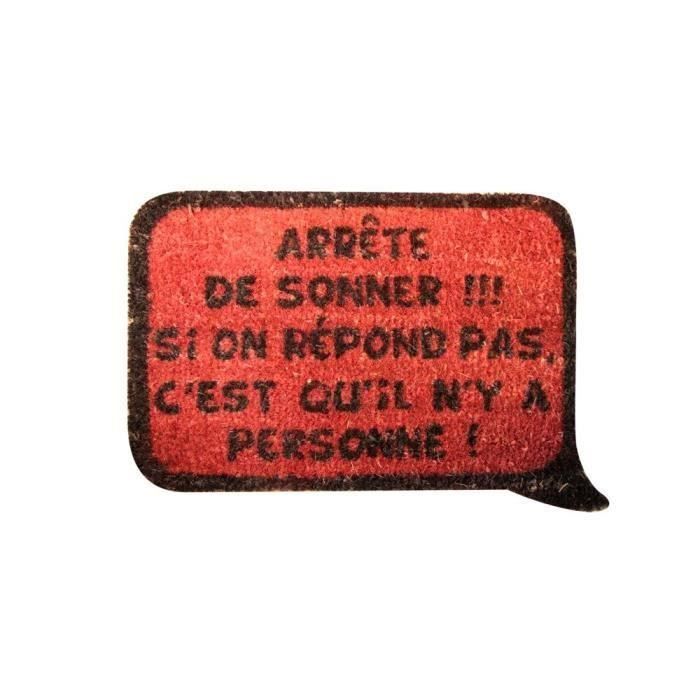 Tapis rectangle rouge pour 7€