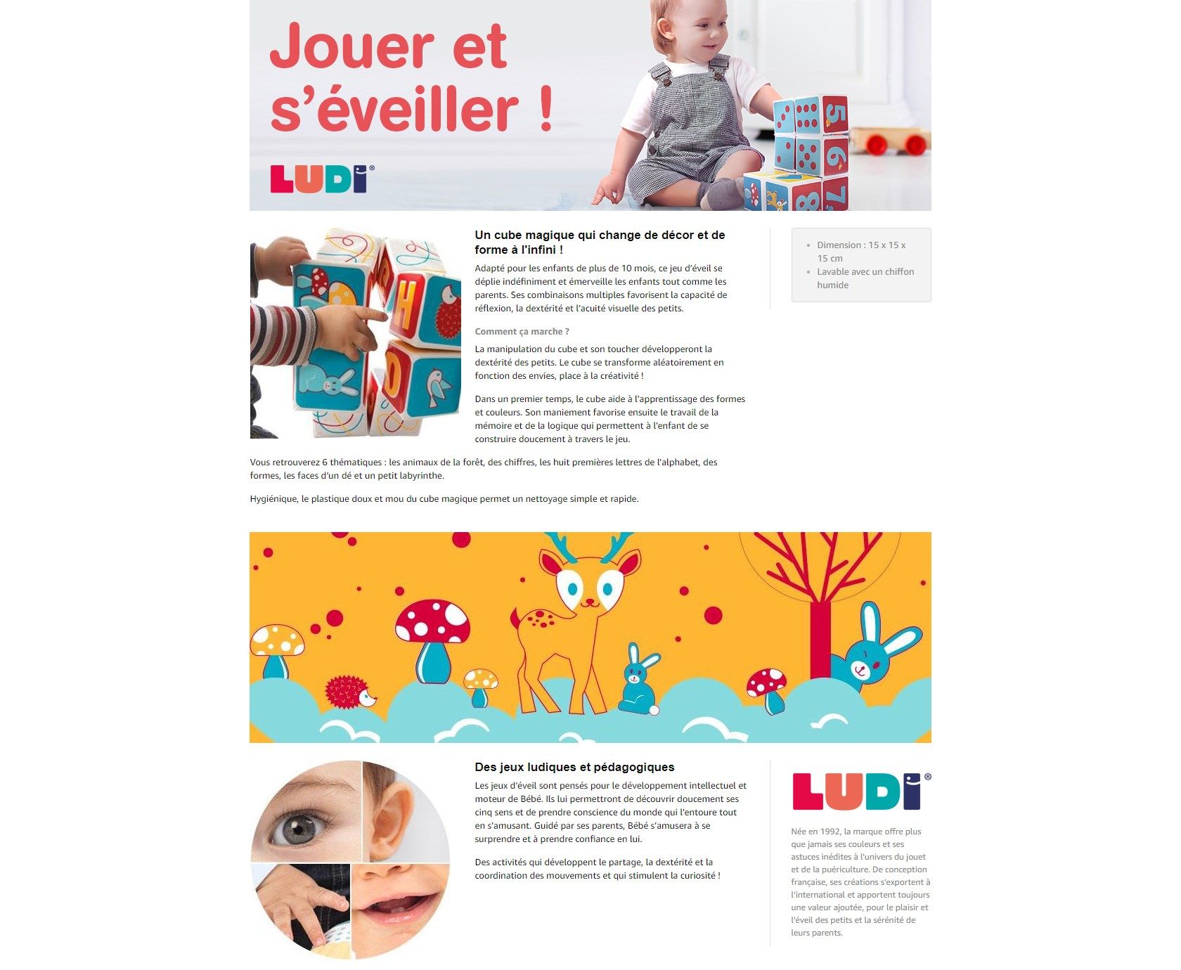 Hochet Lapin Ludi - Éveil Et Amusement Pour Bébé Dès 3 Mois