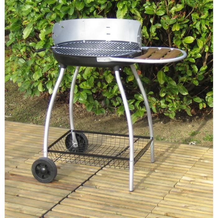 barbecue charbon chariot 45 x 23.5cm