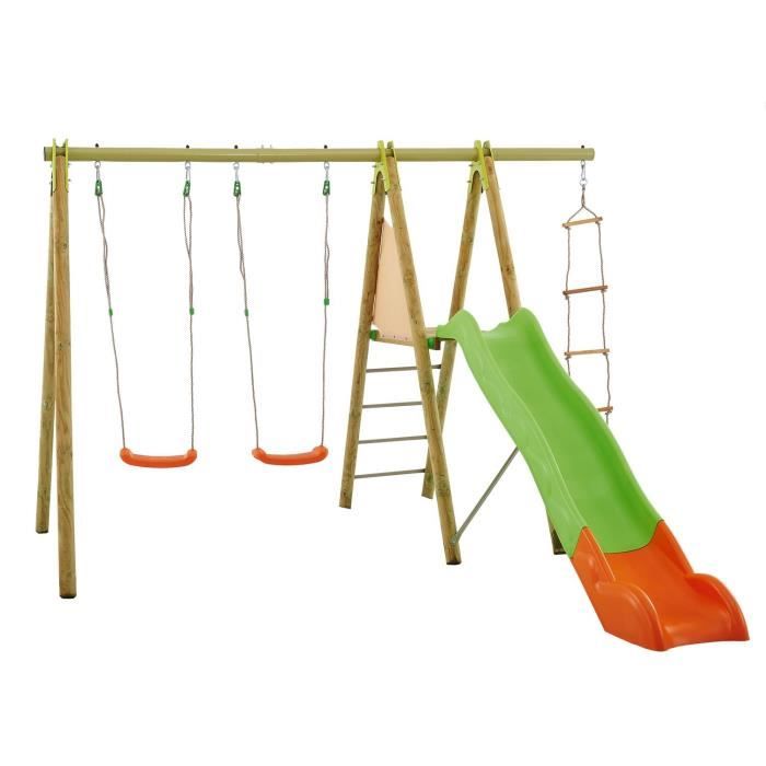 Portique boismétal 230 m 3 agres 1 pf Portique boismétal 230 m 3 agres 1 pf
