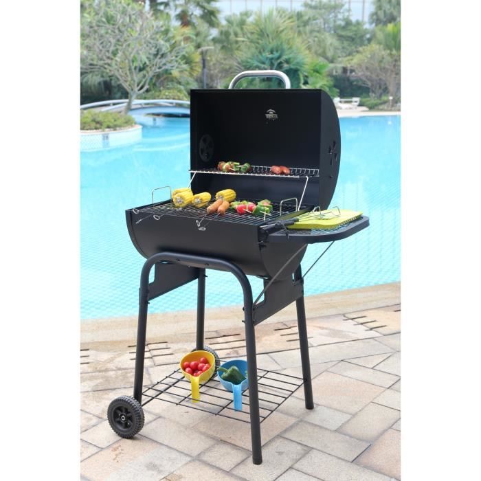 barbecue charbon chariot 52.5 x 32.5 cm