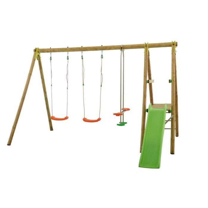 Portique bois 230m 3 agres pf Portique bois 230m 3 agres pf
