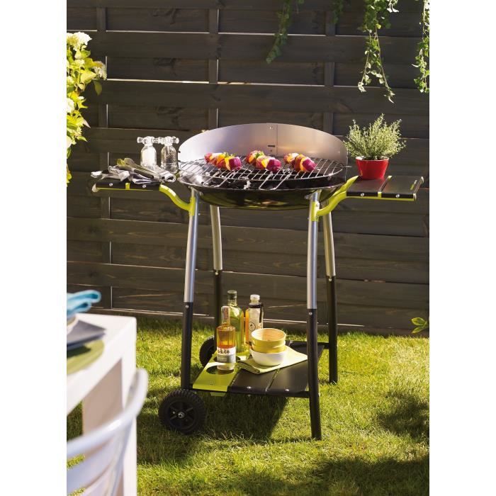 barbecue charbon chariot 52.5 x 32.5 cm