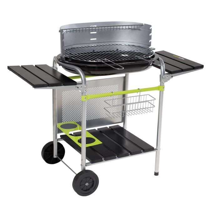 barbecue charbon chariot 52.5 x 32.5 cm
