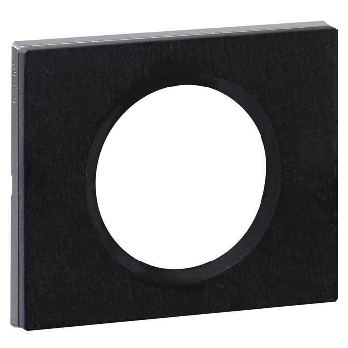 LEGRAND Plaque Céliane finition ardoise pour 1 poste - Noir ardoise