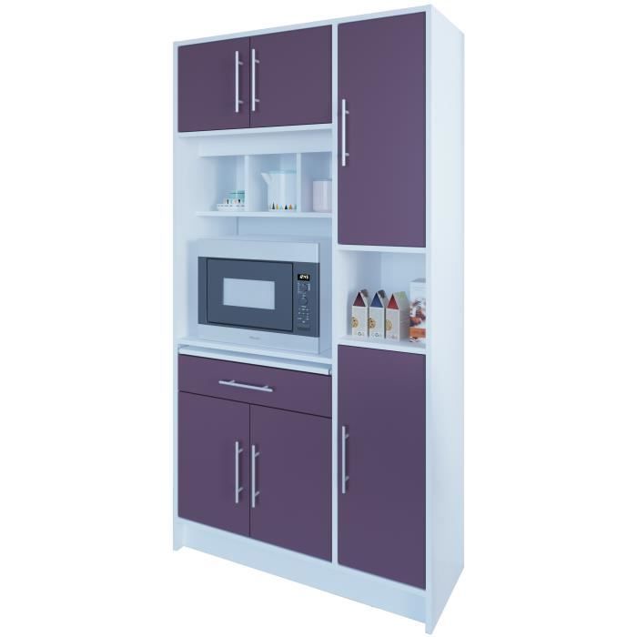 buffet de cuisine violet