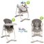 CHICCO Chaise haute 3en1 Polly Magic Anthracite