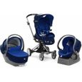 POUSSETTE  CHICCO Poussette Combinée Trio I-Move Top Blue