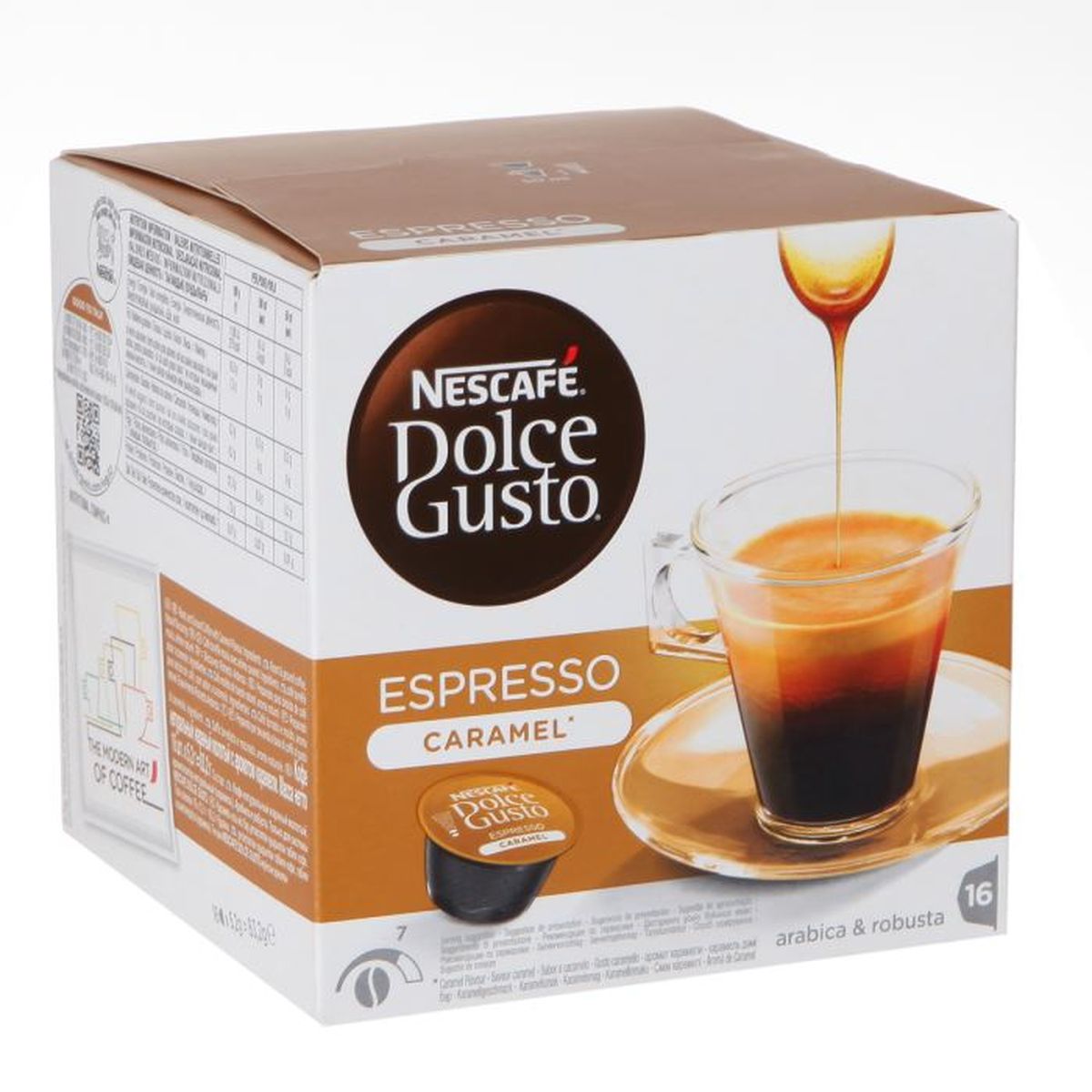 DOLCE GUSTO Espresso Caramel 16 Capsules 160g Achat / Vente café chicorée DOLCE G. Es. Cara