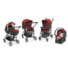 POUSSETTE-CHASSIS POUSSETTE CHICCO Combiné Trio Living Red Passion