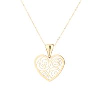 UNOAERRE Collier Coeur Or Jaune 375° Femme UNOAERRE Collier Coeur Or Jaune 375° Femme