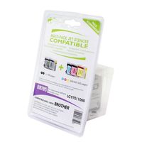 CARTOUCHE IMPRIMANTE Pack 5 cartouches compatibles Brother LC970/1000