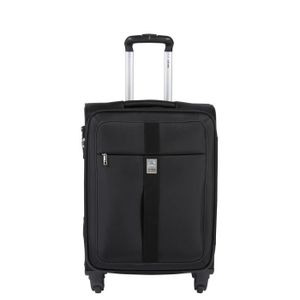 VISA DELSEY Valise Souple 4 Roues 60cm NEW SOLEO Noir