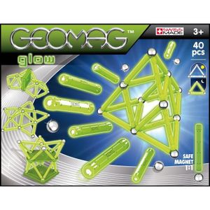 GEOMAG Jeu de Construction 40 pi?ces Phosphorescent