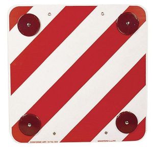 Panneau de signalisation arri?re