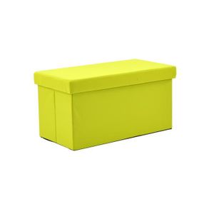 Coffre pouf pliant SUNNY 2 places vert