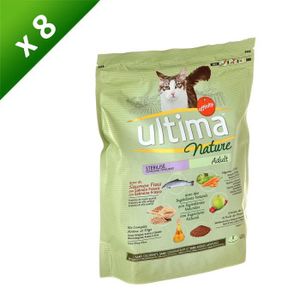 ULTIMA Nature au saumon - Pour chat adulte - (x8)