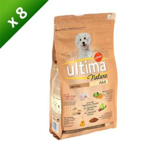ULTIMA Nature mini au poulet - Pour chien adulte de petite taille - (x8)