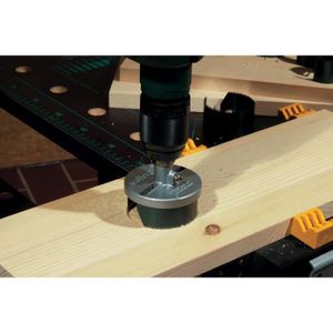 WOLFCRAFT Scie cloche standard 7L ? 25, 32, 38, 45, 50, 56, 62mm avec foret centreur ? 6mm
