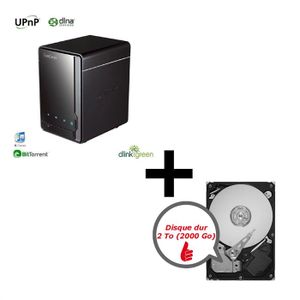Pack DNS-320 NAS + Seagate Green 2To 64Mo 3.5'' SA