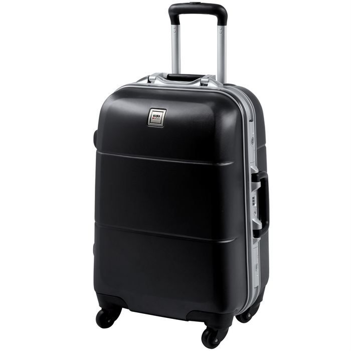 DELSEY Valise trolley 74 cm 4 roues IRON Noir Achat / Vente valise